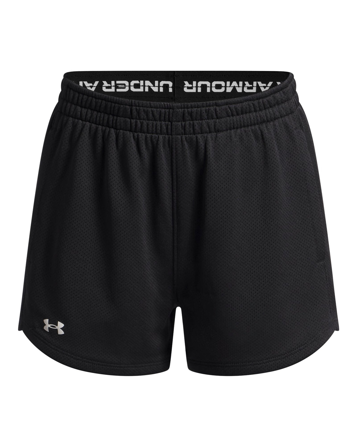 UA Tech™ Mesh Play Up Girls' Shorts - White