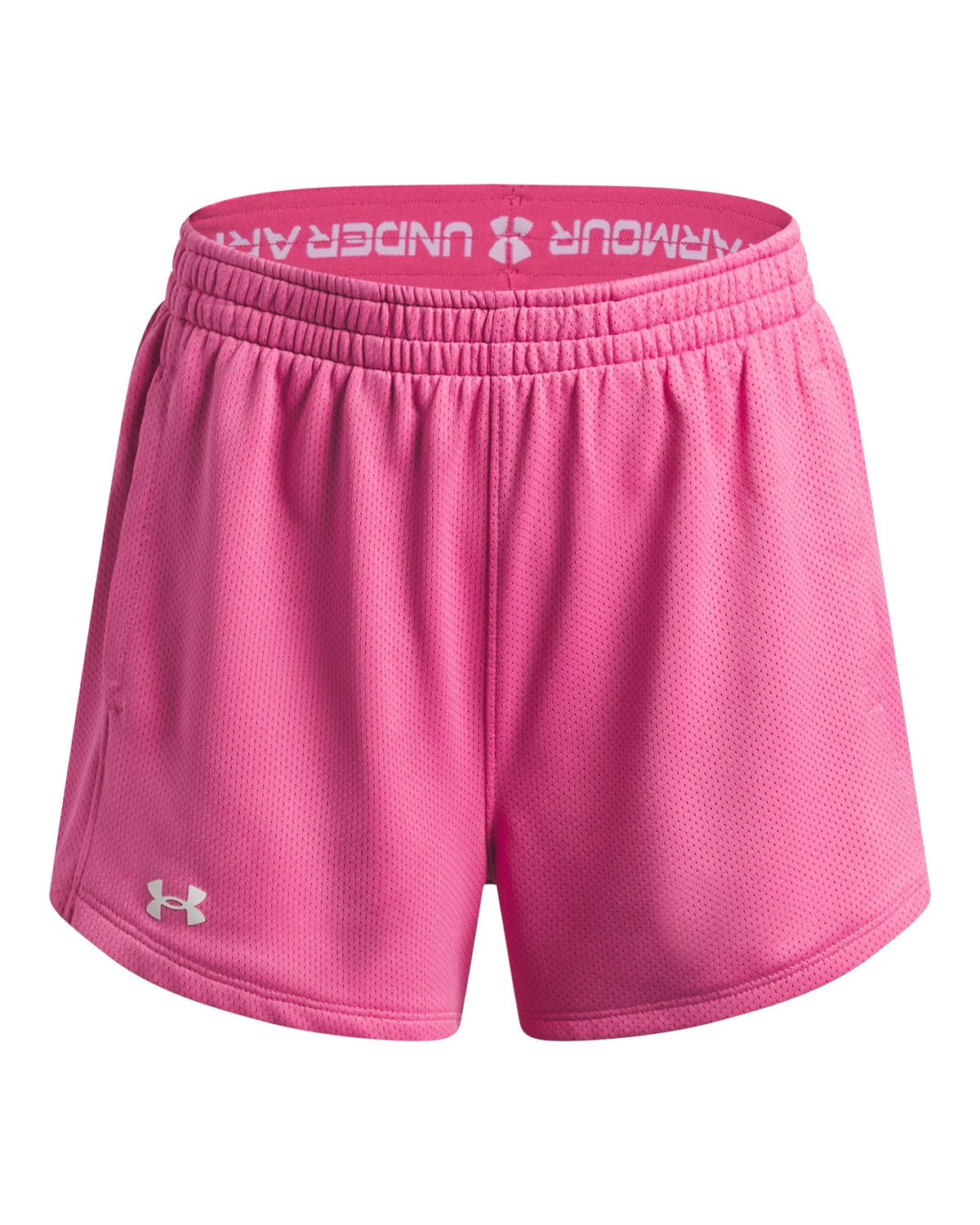 UA Tech™ Mesh Play Up Girls' Shorts - Pink