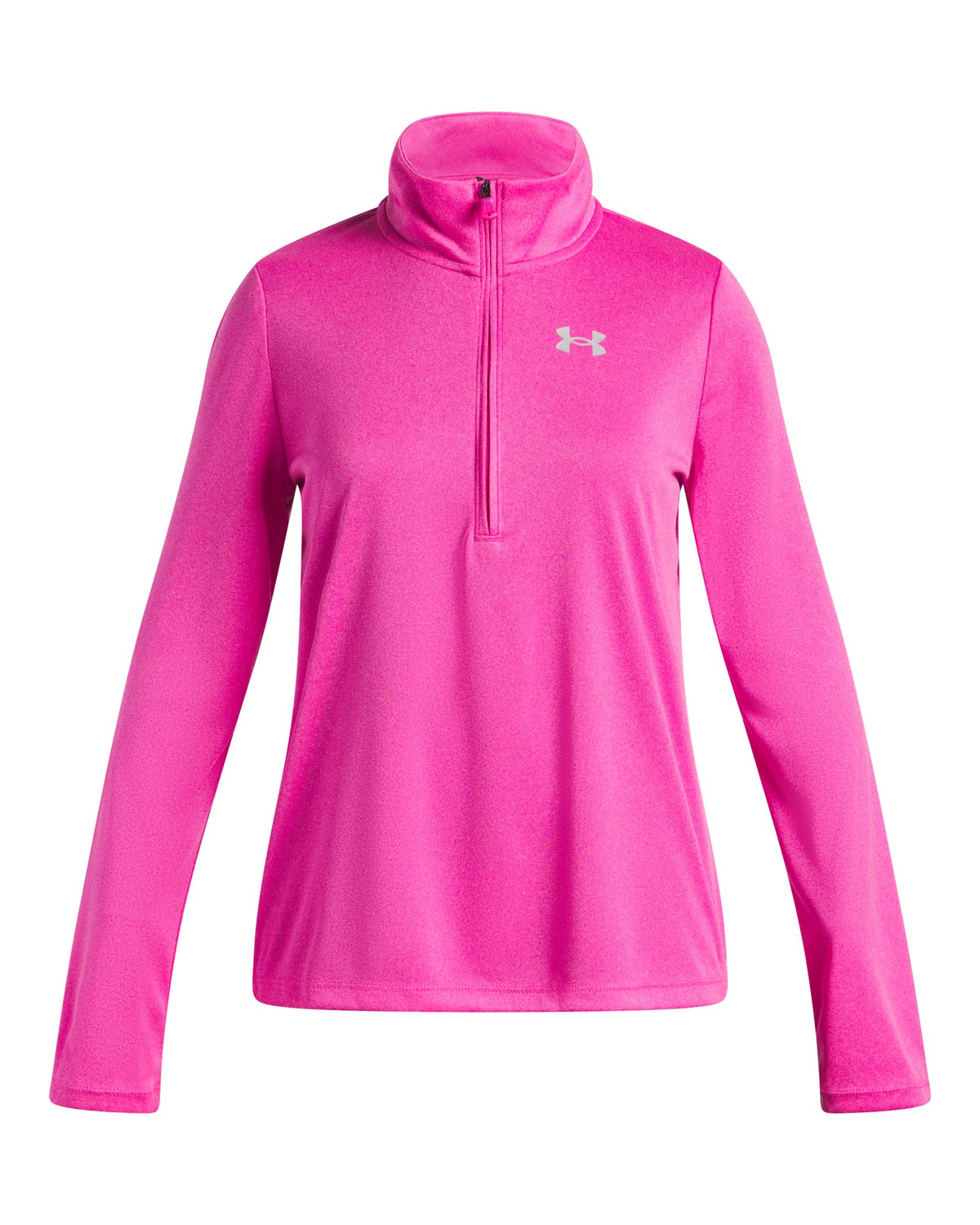 UA Velocity Girls' ½ Zip - Pink
