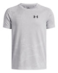UA Tech™ Jacquard 2.0 Boys' Short Sleeve - Gray
