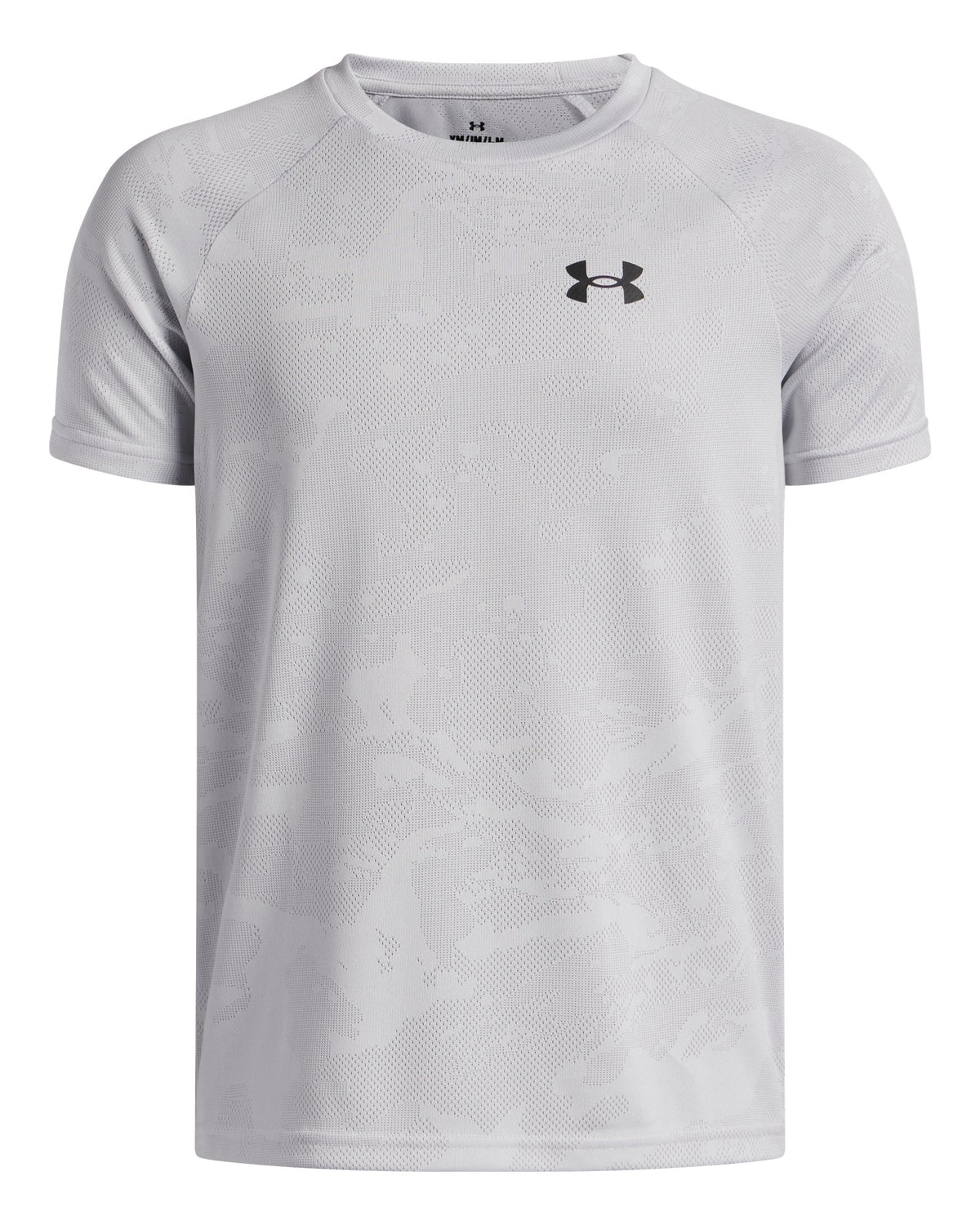 UA Tech™ Jacquard 2.0 Boys' Short Sleeve - Gray
