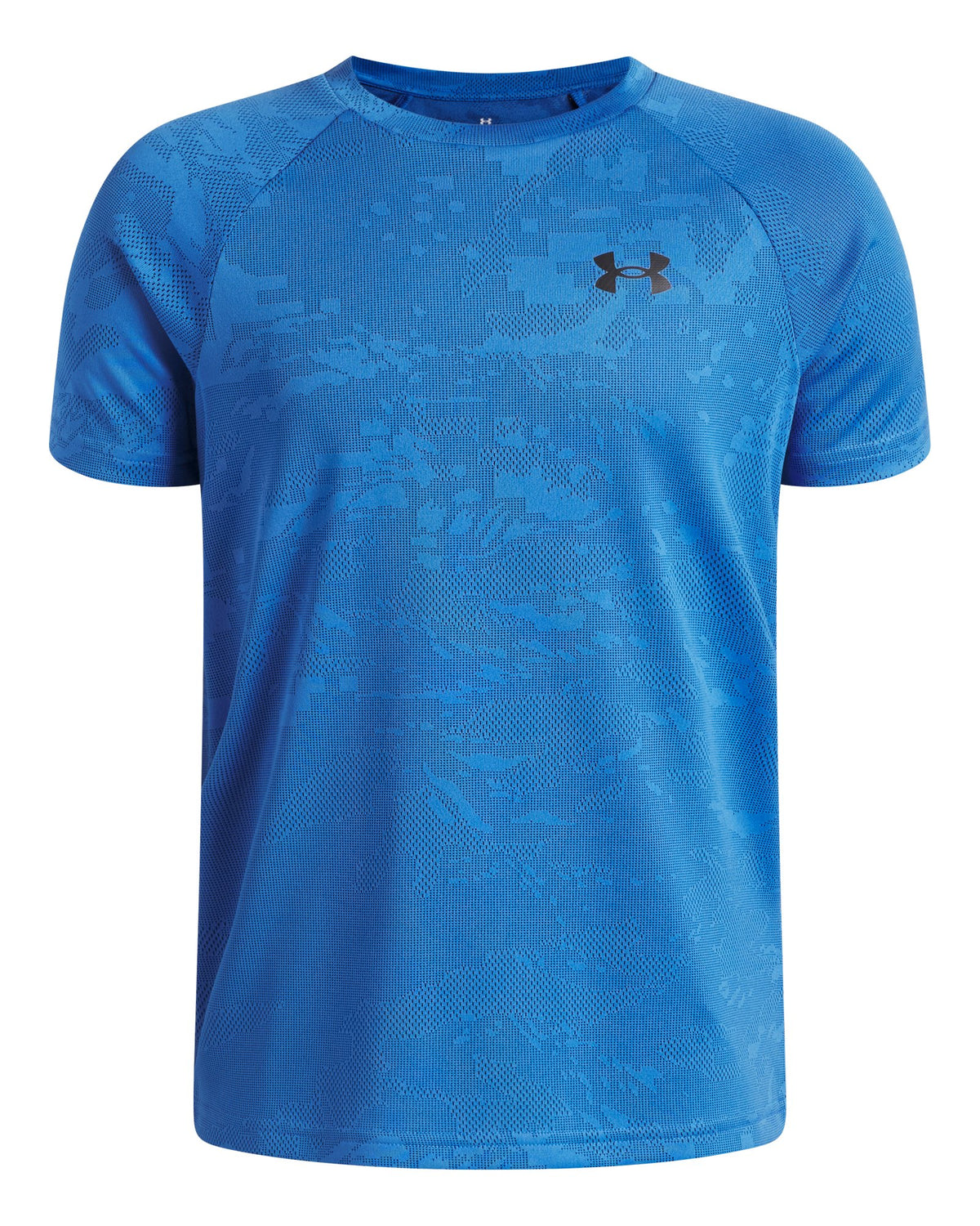 UA Tech™ Jacquard 2.0 Boys' Short Sleeve - Blue