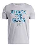 UA Hoops Glass Boys' Short Sleeve - Gray