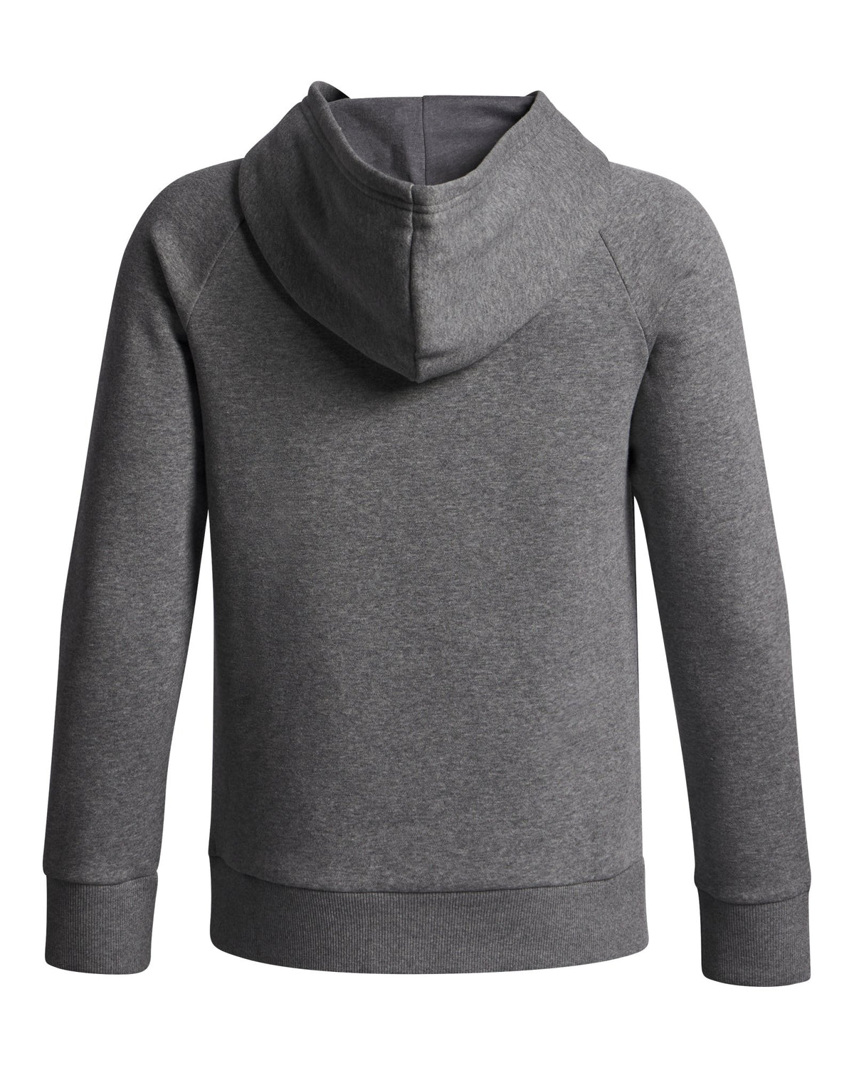 UA Rival Fleece Chrome Logo Boys' Hoodie - Gray