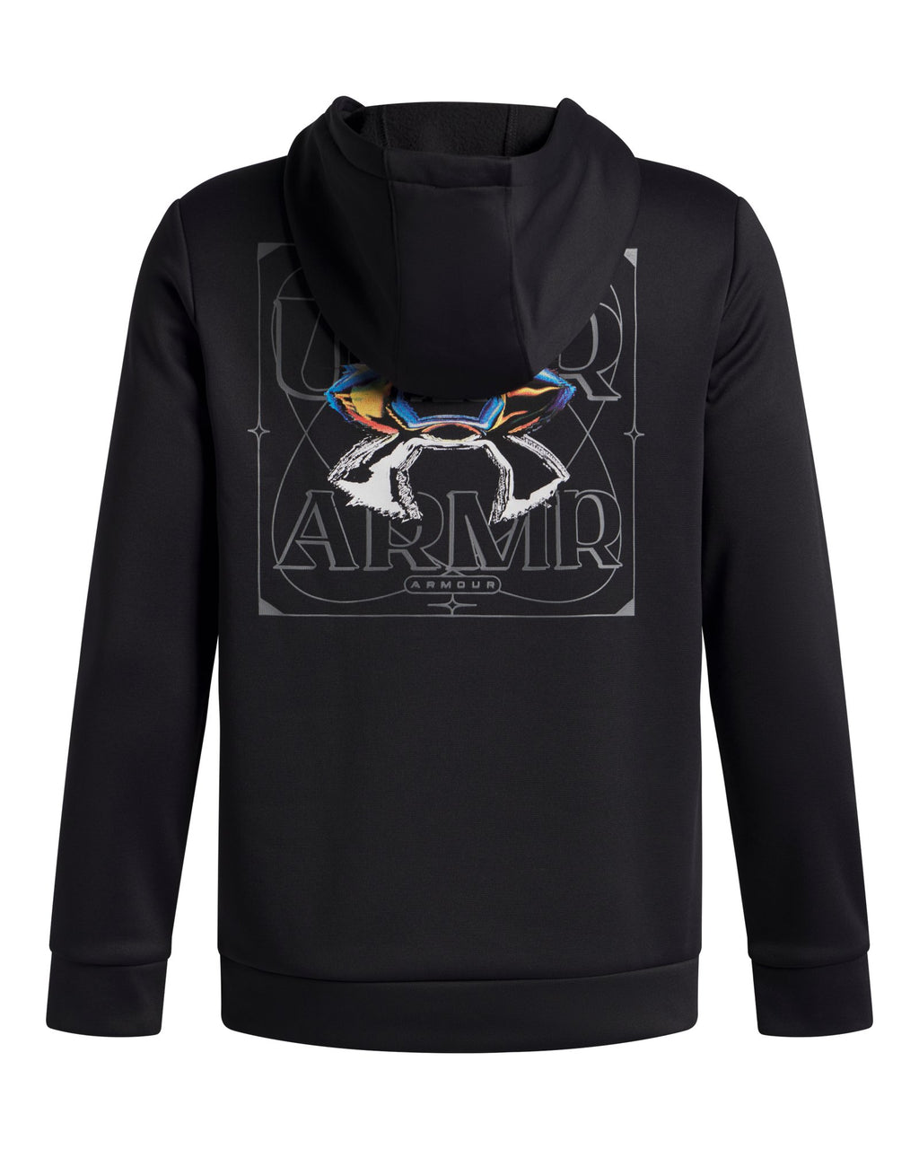 Armour Fleece® Starlight Logo Boys' Hoodie - Black