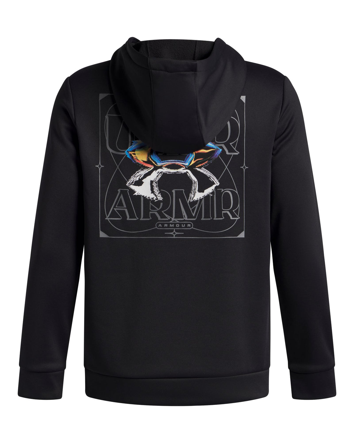 Armour Fleece® Starlight Logo Boys' Hoodie - Black