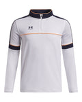 UA Challenger Training Boys' ¼ Zip - White
