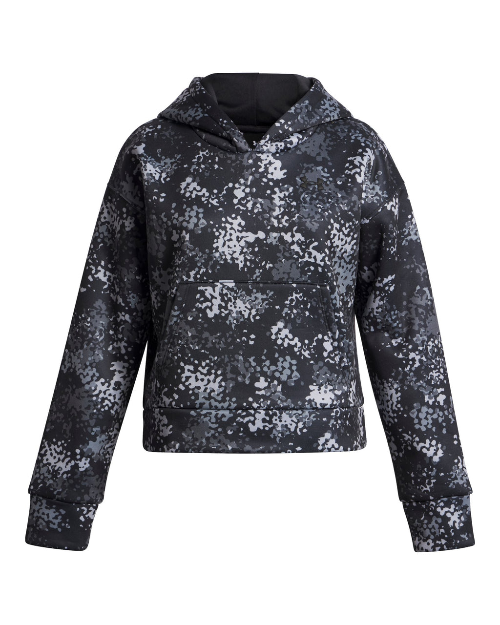 Armour Fleece® Print Girls' Hoodie - Black