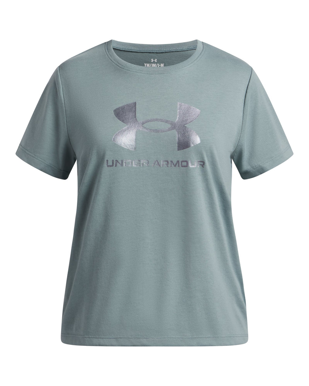 UA Rival Shimmer Girls' Short Sleeve - Pink