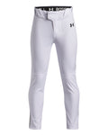 UA Utility Pro Tapered Piped Boys' Pants - White