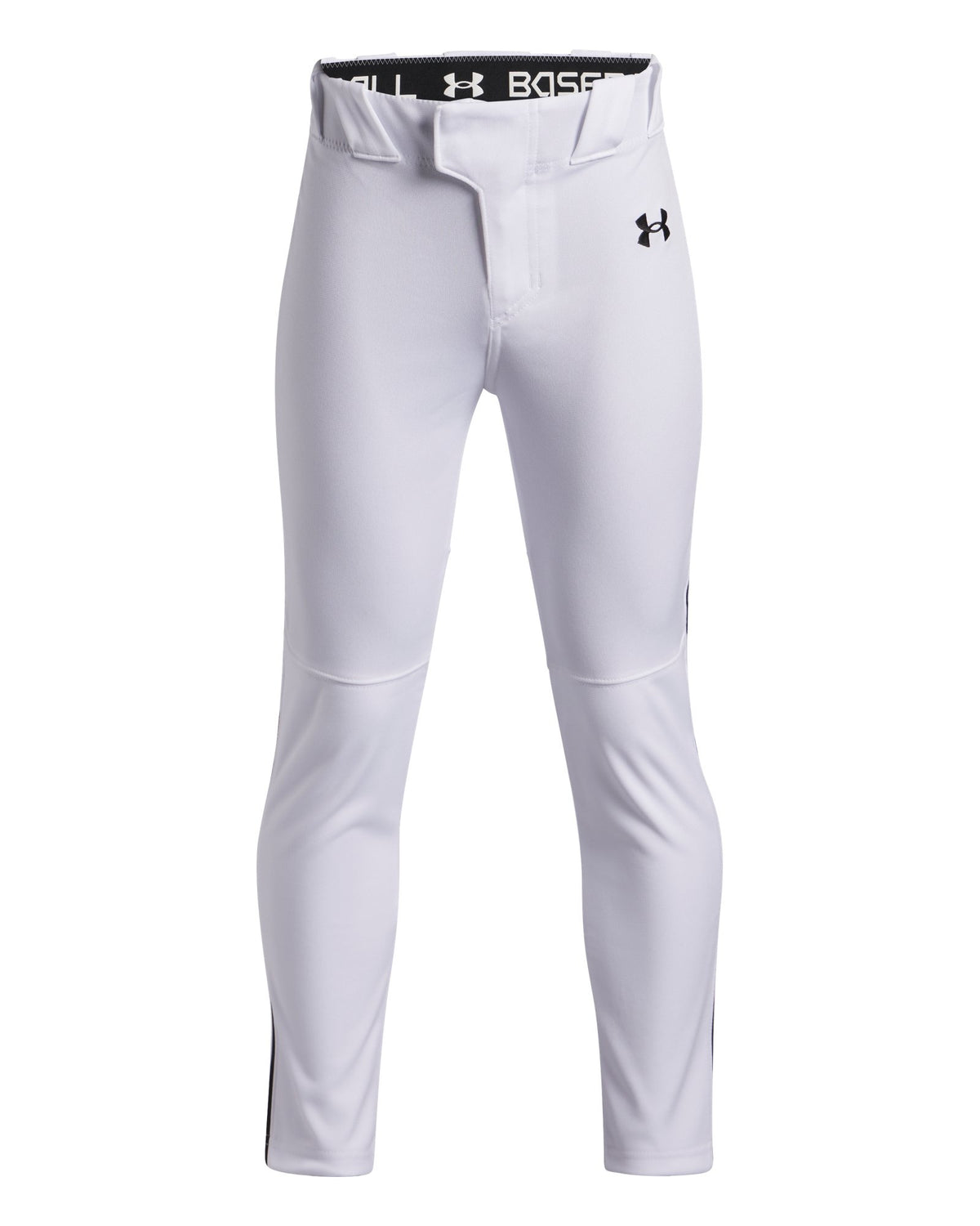 UA Utility Pro Tapered Piped Boys' Pants - White