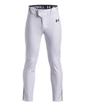 UA Utility Pro Tapered Piped Boys' Pants - White