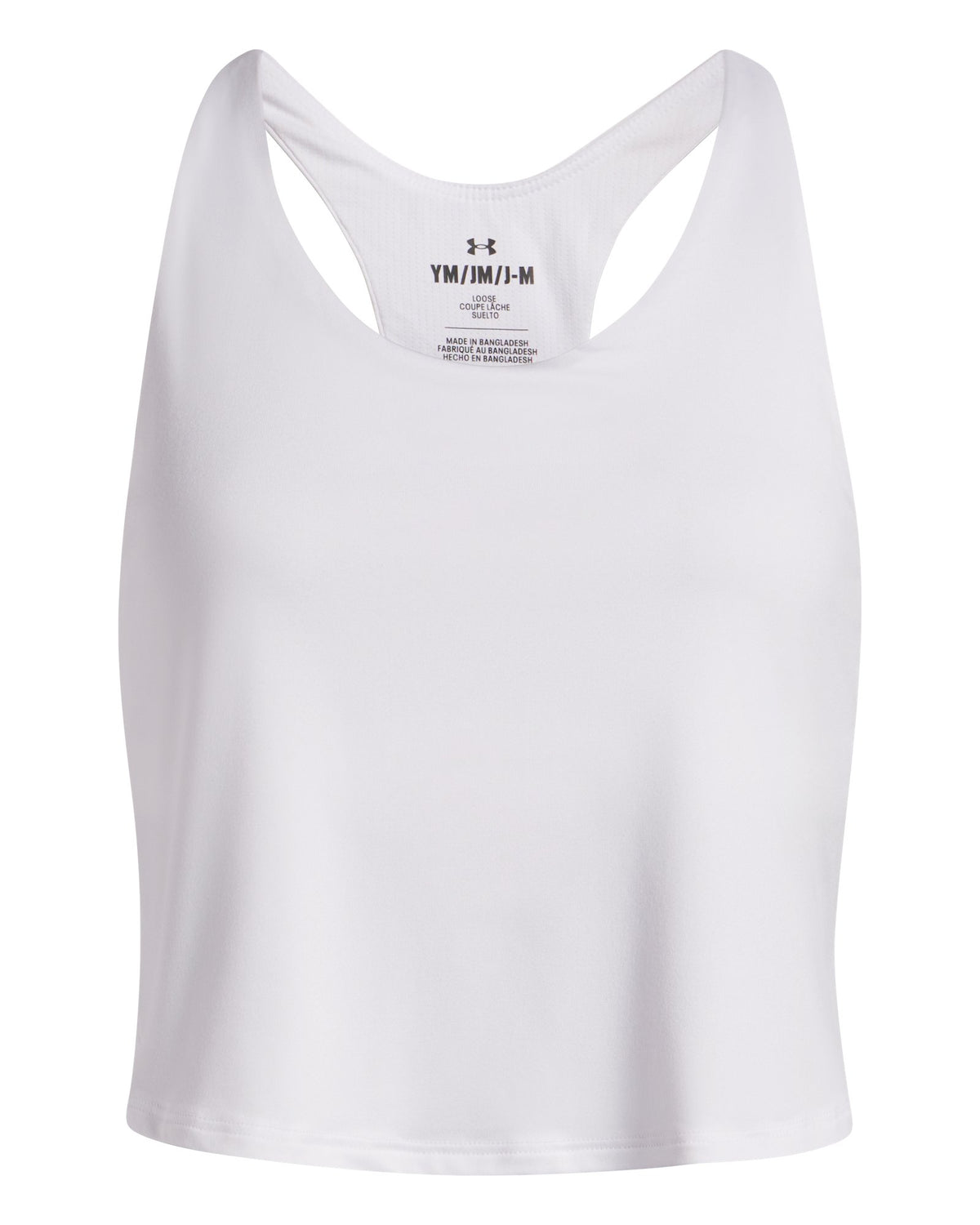 UA Motion Loose Girls' 2-in-1 Tank - White