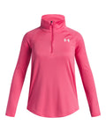 UA Tech™ Wordmark Girls' ½ Zip - Pink