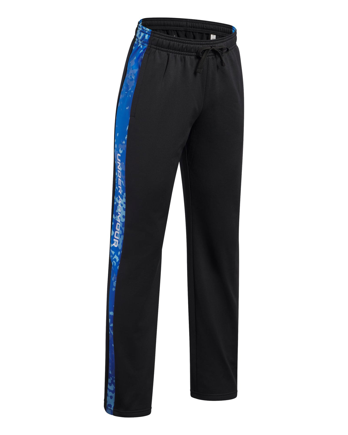 UA Brawler Print Fill Tapered Boys' Pants - Black
