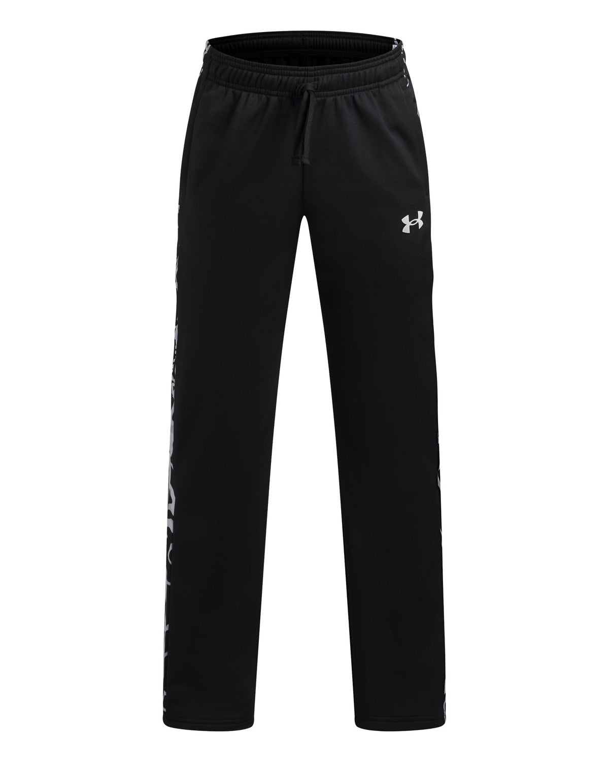 UA Brawler Print Fill Tapered Boys' Pants - Black