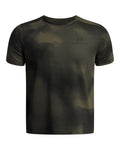 UA Vanish Printed Boys' Short Sleeve - Green