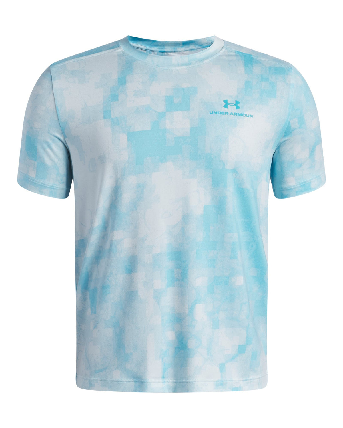 UA Vanish Printed Boys' Short Sleeve - Blue