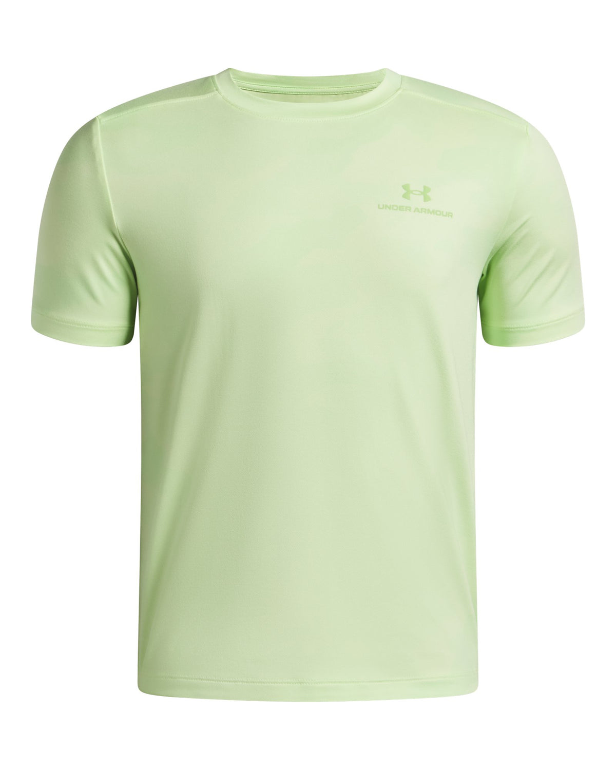 UA Vanish Printed Boys' Short Sleeve - Green