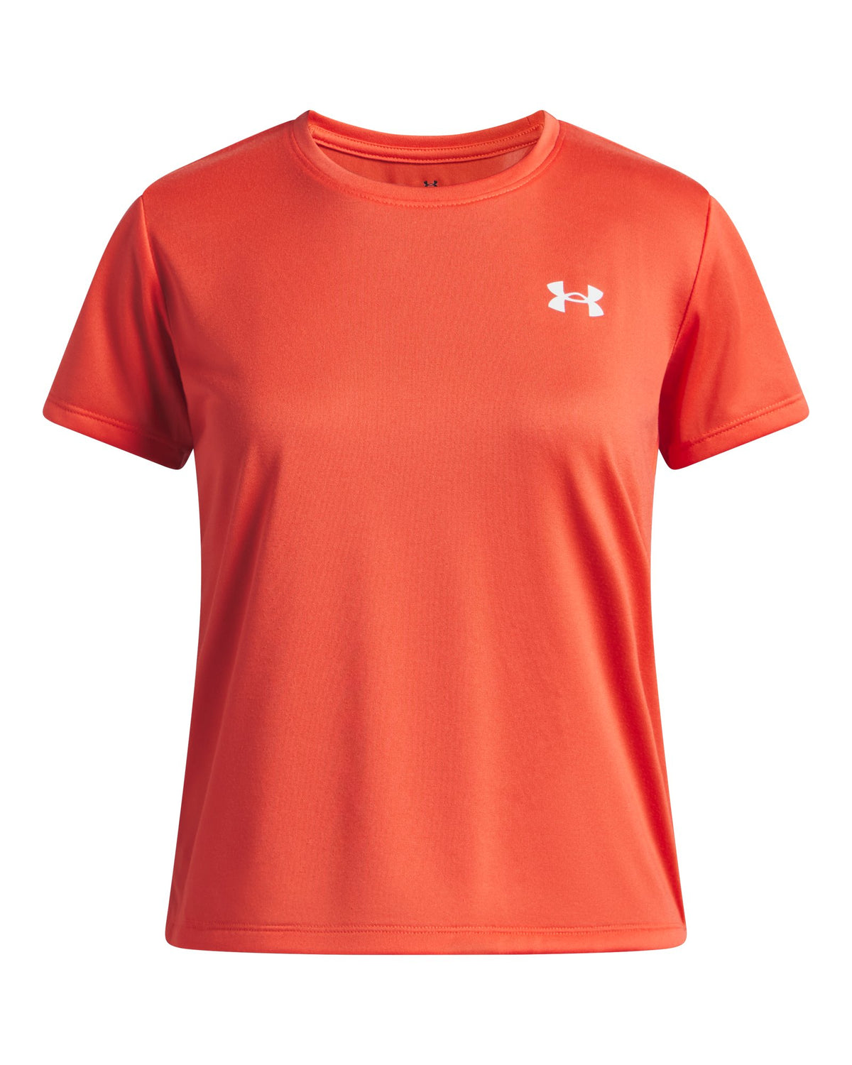 UA Tech™ Girls' Short Sleeve - Red