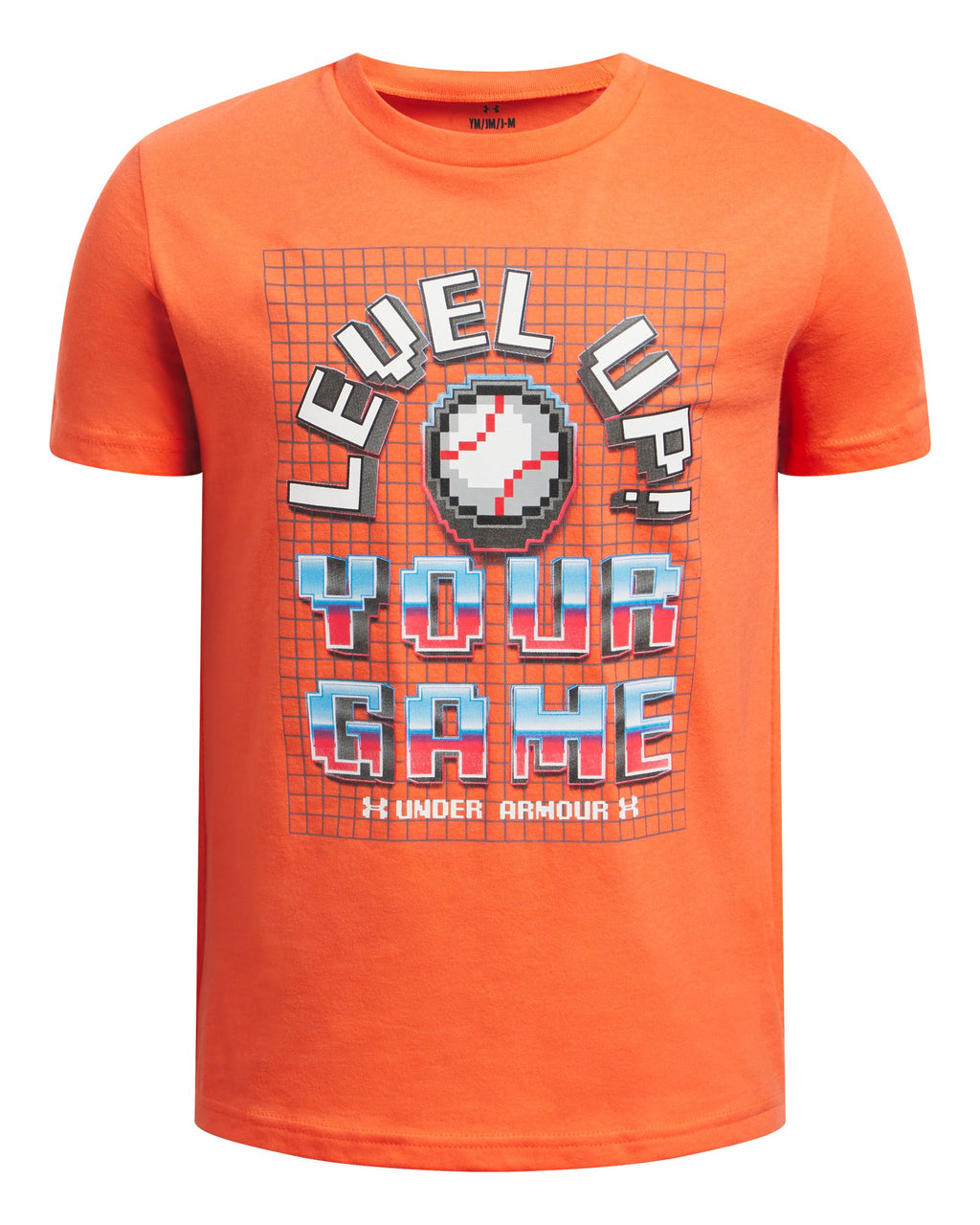 UA Baseball Level Up Boys' Short Sleeve - Orange
