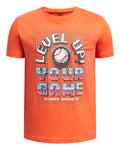 UA Baseball Level Up Boys' Short Sleeve - Orange