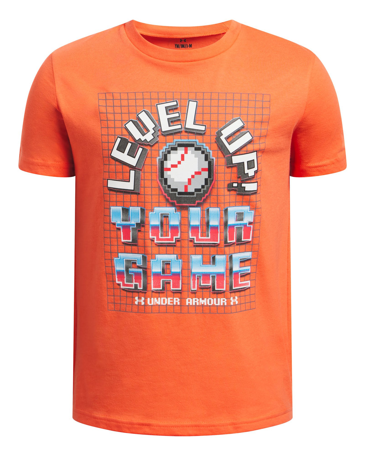 UA Baseball Level Up Boys' Short Sleeve - Orange