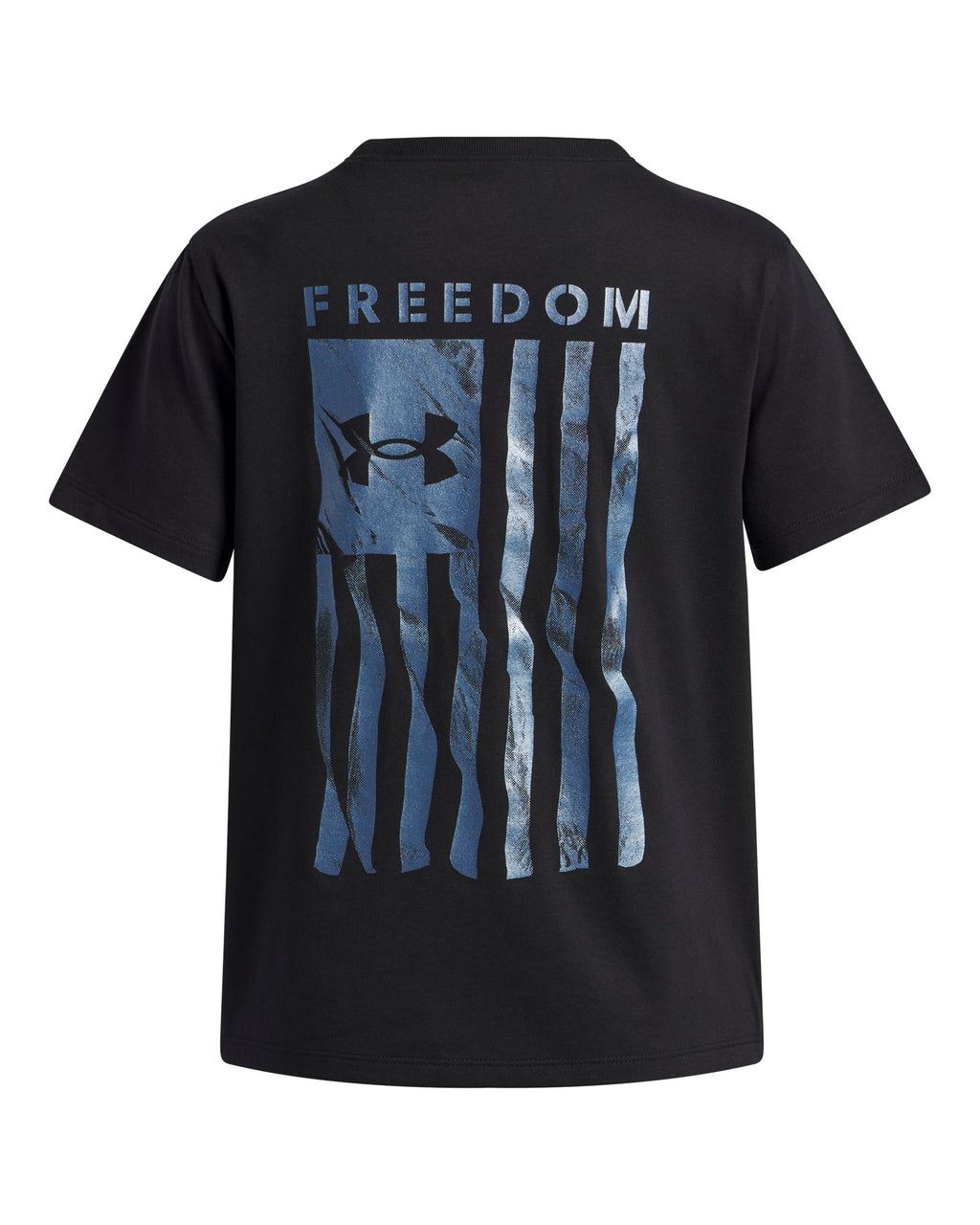 UA Freedom Flag Girls' T-Shirt - Black