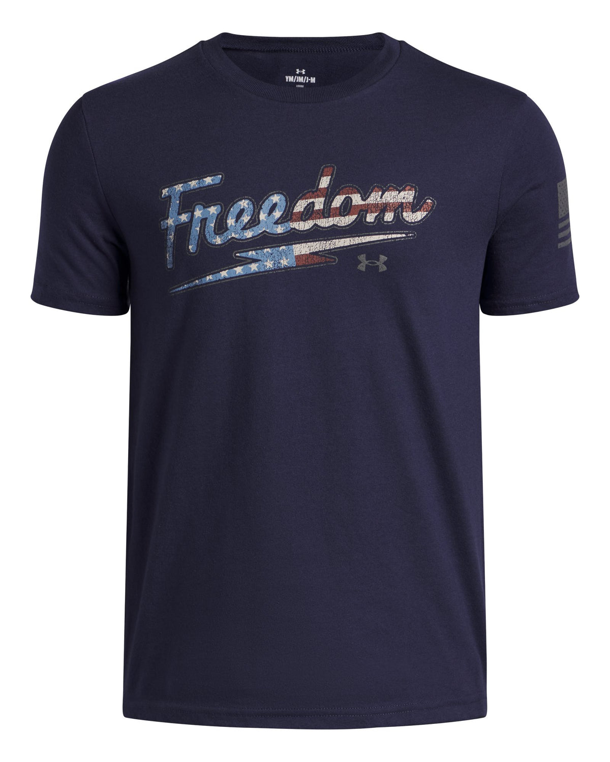 UA Freedom Military Boys' T-Shirt - Blue