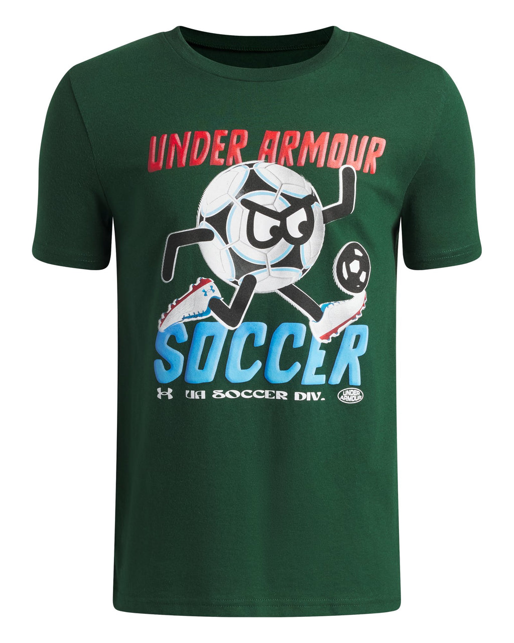UA Graphic Soccer Boys' Short Sleeve - Green