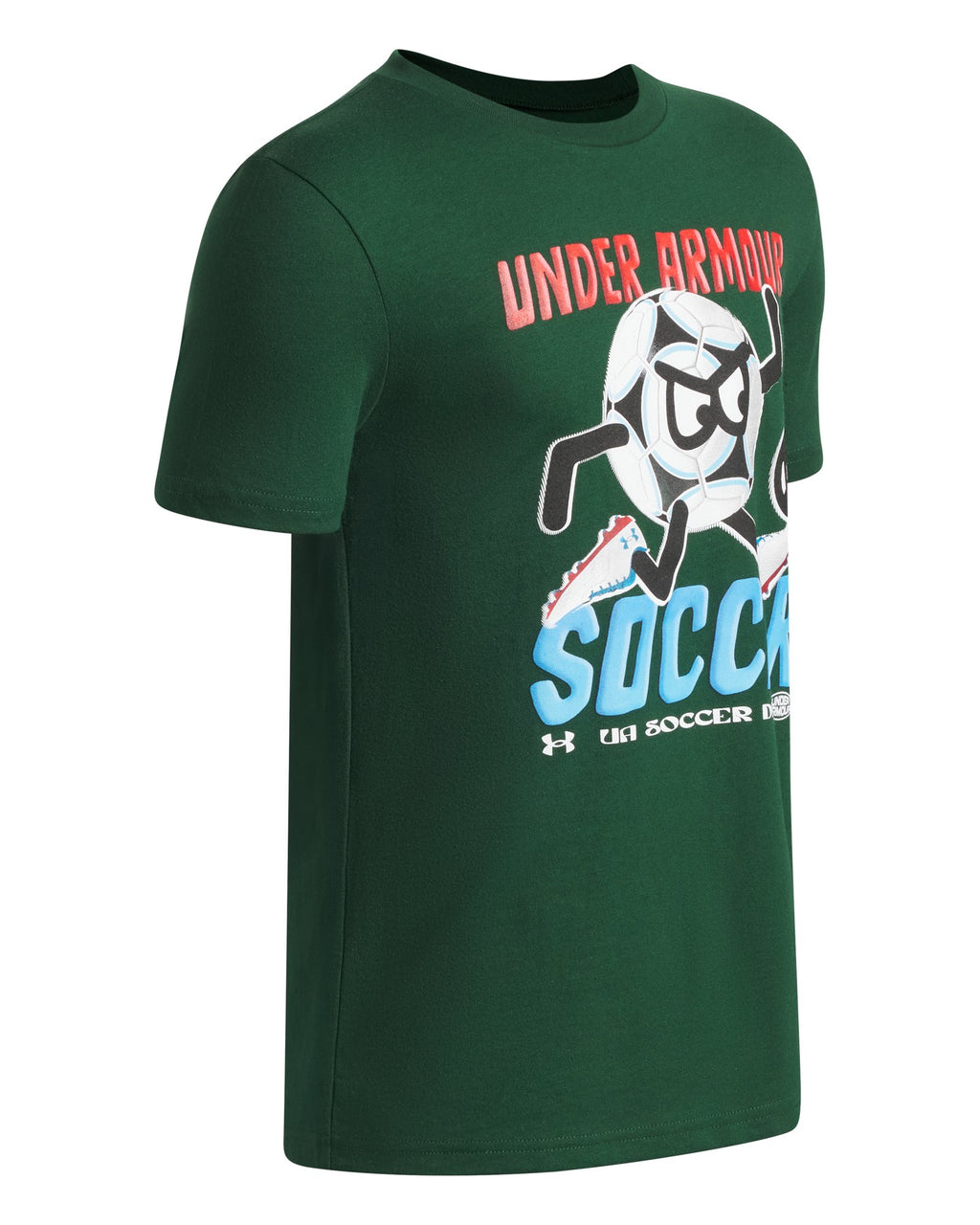 UA Graphic Soccer Boys' Short Sleeve - Green