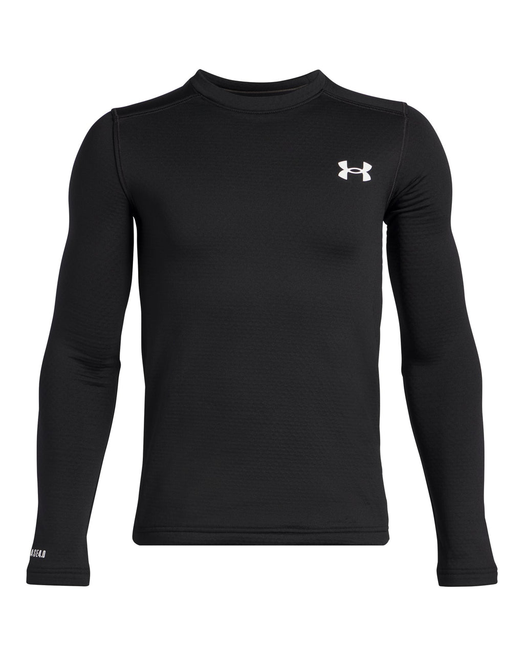 UA Base™ 4.0 Boys' Crew - Black