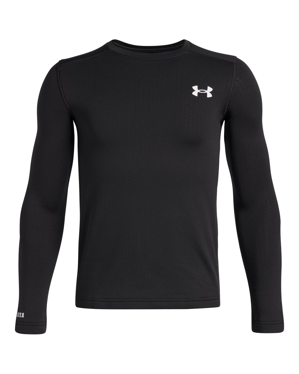UA Base™ 2.0 Boys' Crew - Black