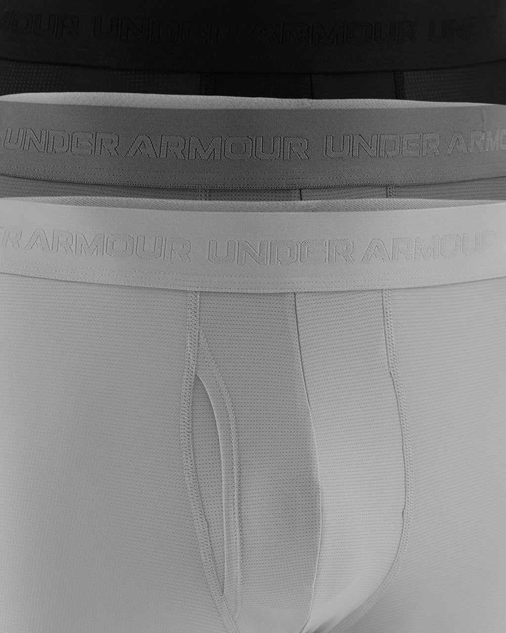 UA Performance Tech Mesh Mod Men's 6" 3-Pack Boxerjock® - Gray