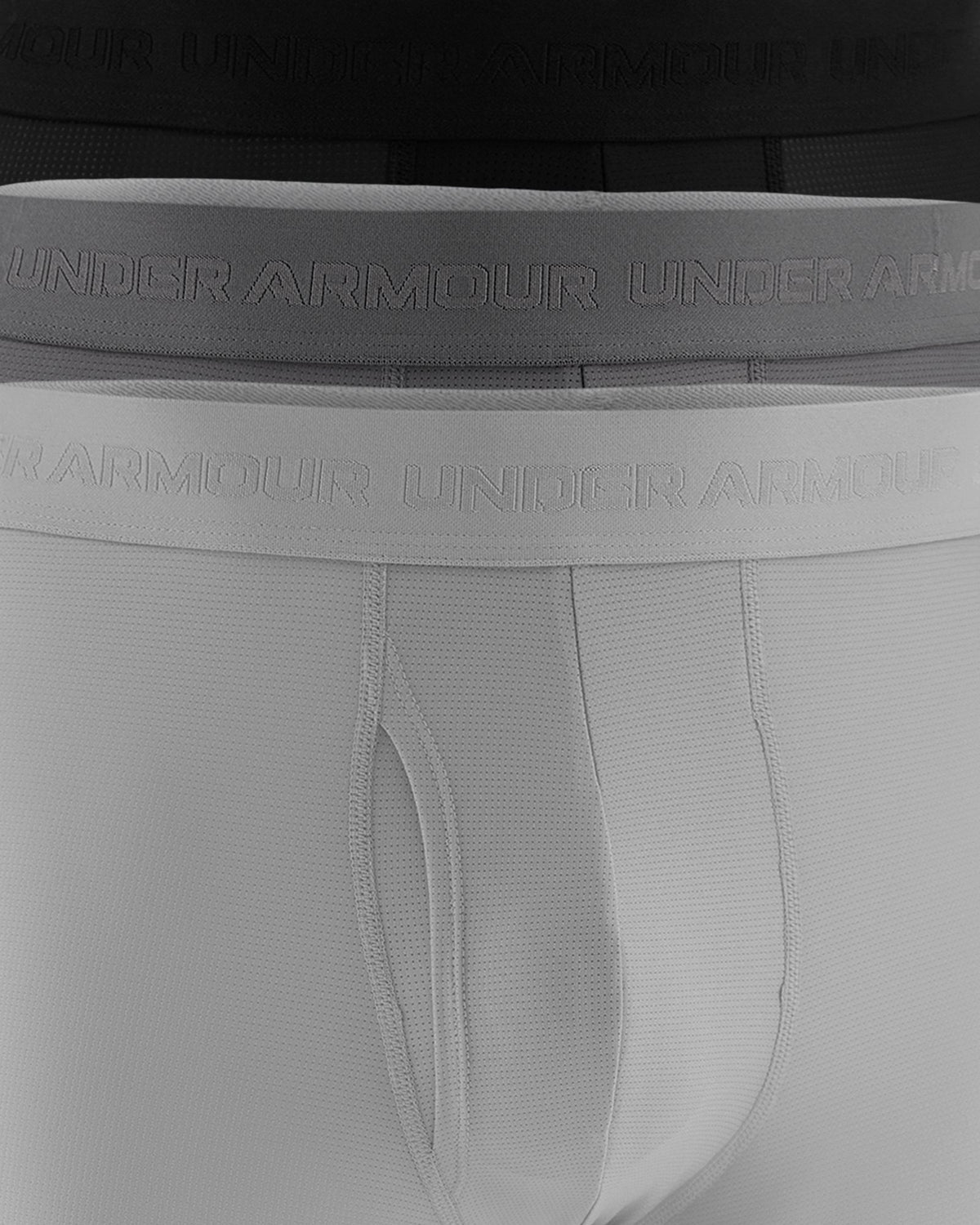 UA Performance Tech Mesh Mod Men's 6" 3-Pack Boxerjock® - Gray
