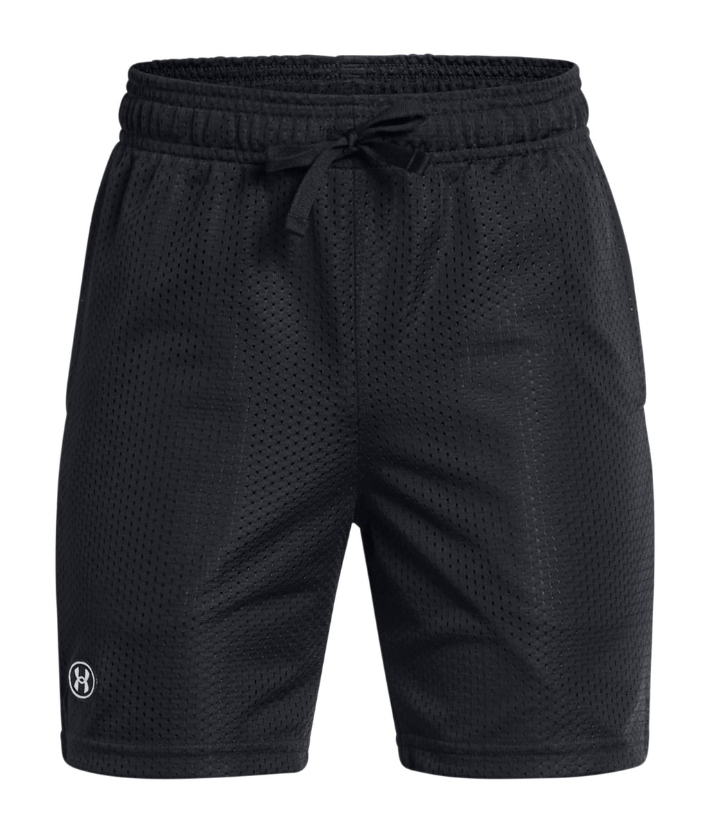 UA Icon Mesh Boys' Shorts - Black