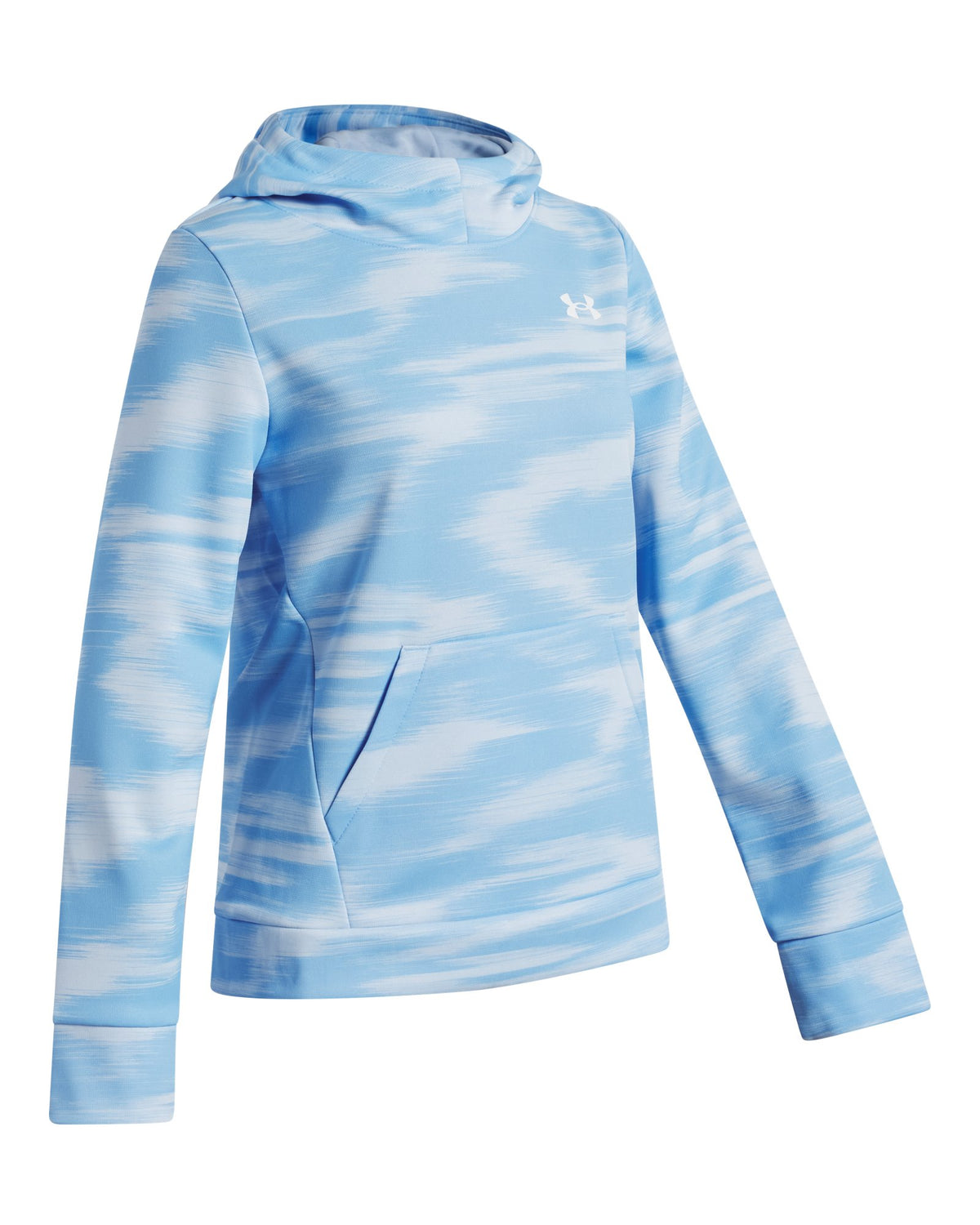 Armour Fleece® Print Girls' Hoodie - Blue