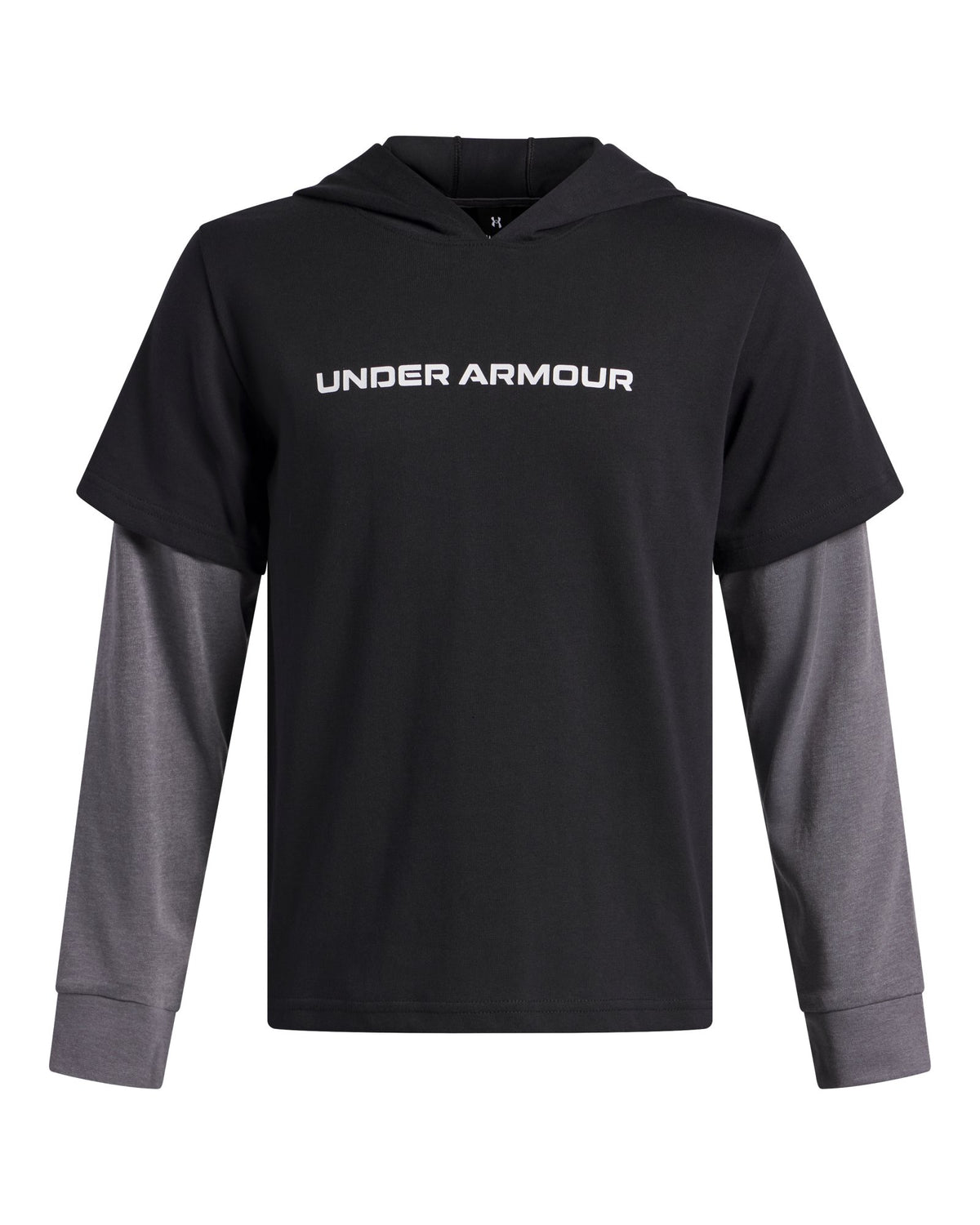 UA Rival Heavyweight CO Wordmark Boys' Hoodie - Red