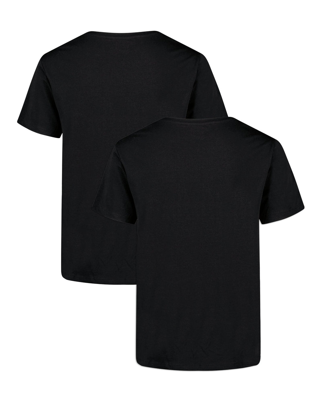 UA Performance Cotton Men's 2-Pack Crew Neck Undershirt - Black