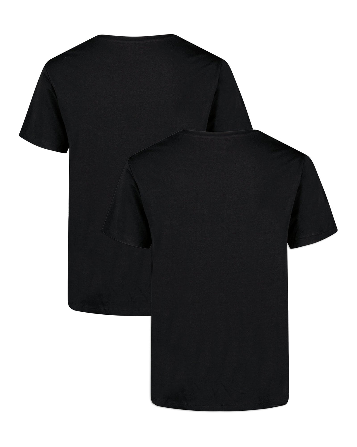 UA Performance Cotton Men's 2-Pack Crew Neck Undershirt - Black