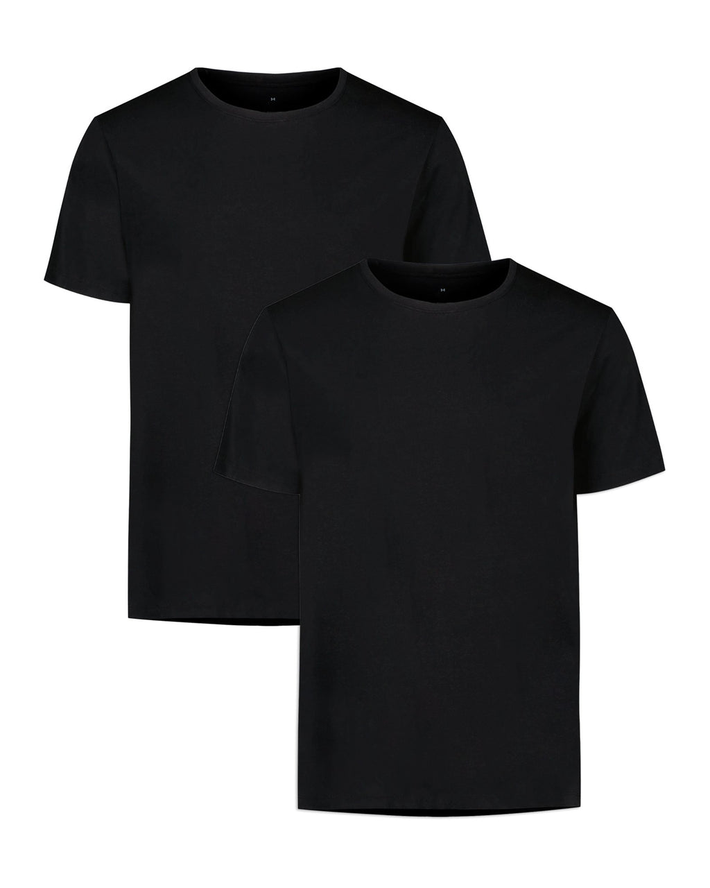 UA Performance Cotton Men's 2-Pack Crew Neck Undershirt - Black
