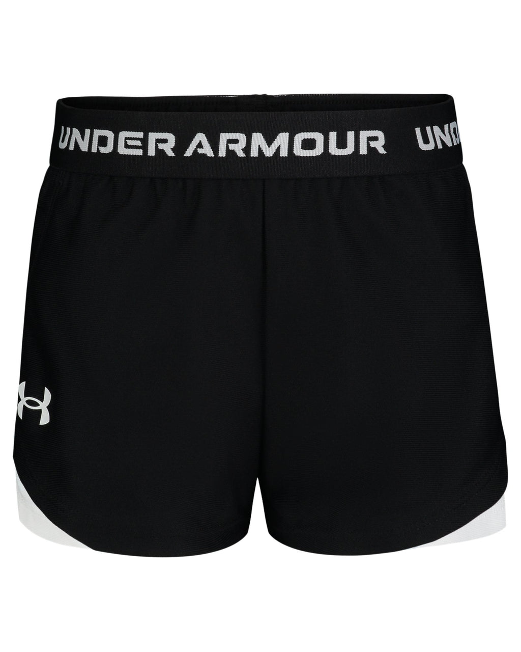 UA Tech™ Play-Up Little Girls' Shorts - Black