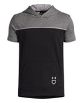 UA Utility Boys' Short Sleeve Hoodie - Black