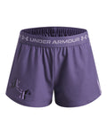 UA Tech™ Play Up Logo Girls' Shorts - Purple