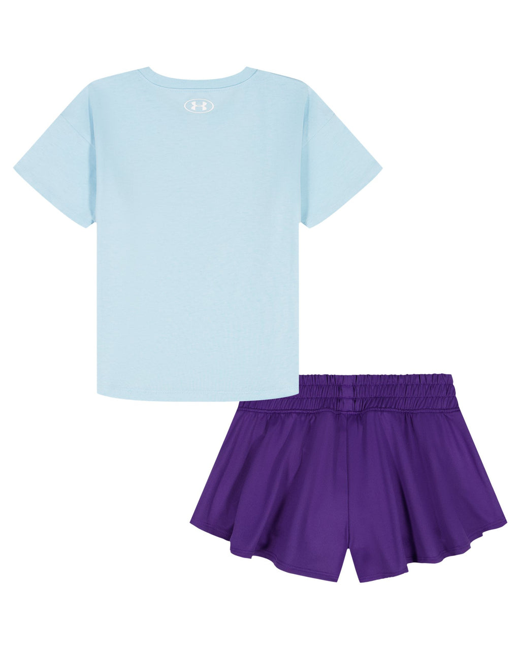 UA Flare Little Girls' Shorts Set - Blue