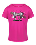 UA Tech™ Disco Little Girls' Short Sleeve - Pink