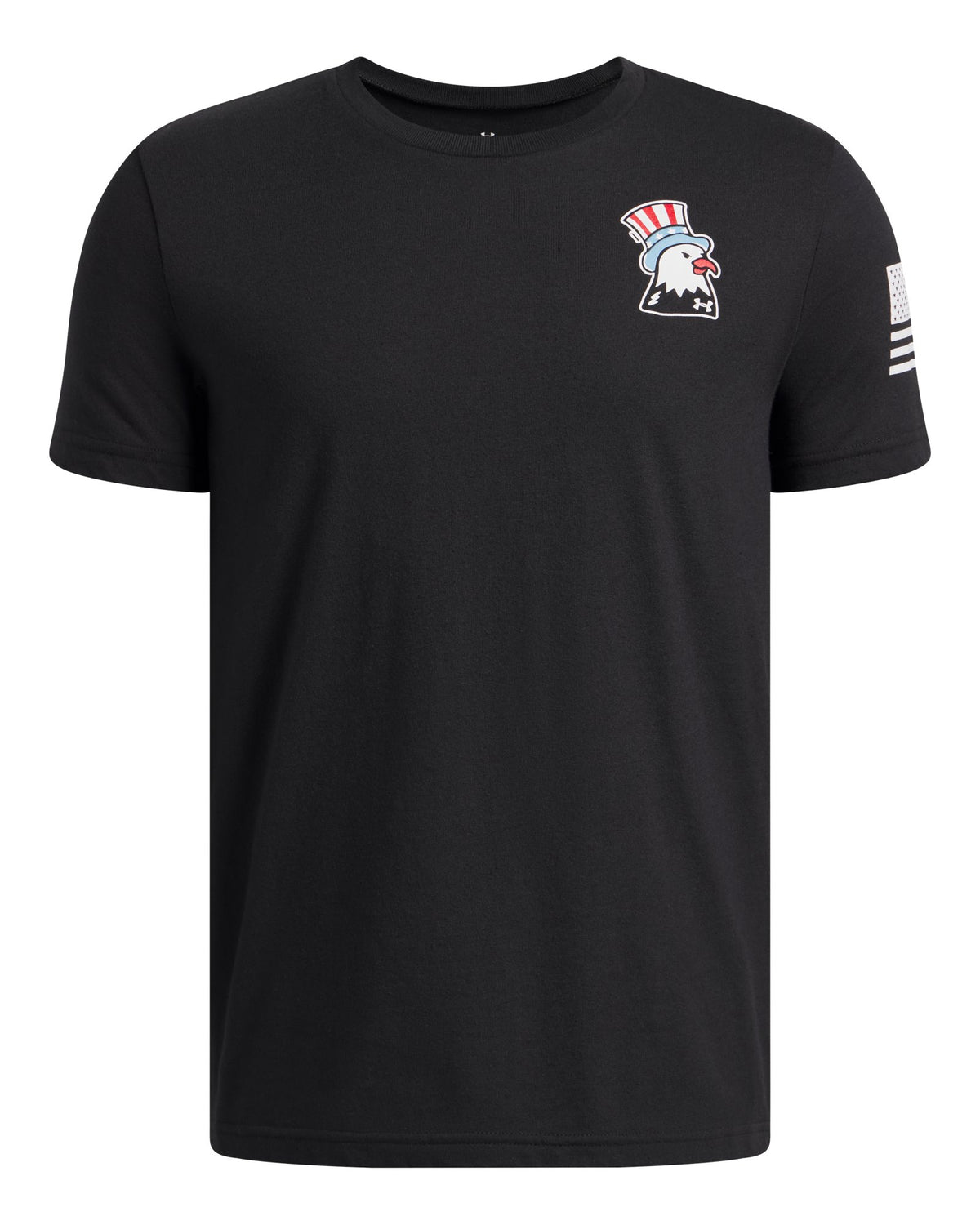 UA Freedom Americana Logo Boys' T-Shirt - Black
