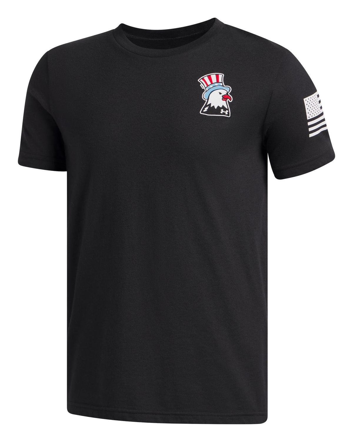 UA Freedom Americana Logo Boys' T-Shirt - Black