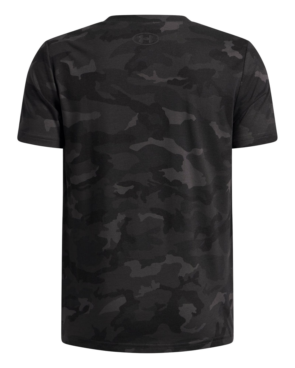 UA Camo Printed Boys' Short Sleeve - Black