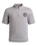 UA Rival Fleece Boys' Short Sleeve ¼ Zip - Gray
